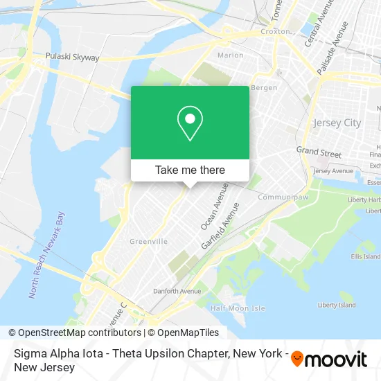 Sigma Alpha Iota - Theta Upsilon Chapter map