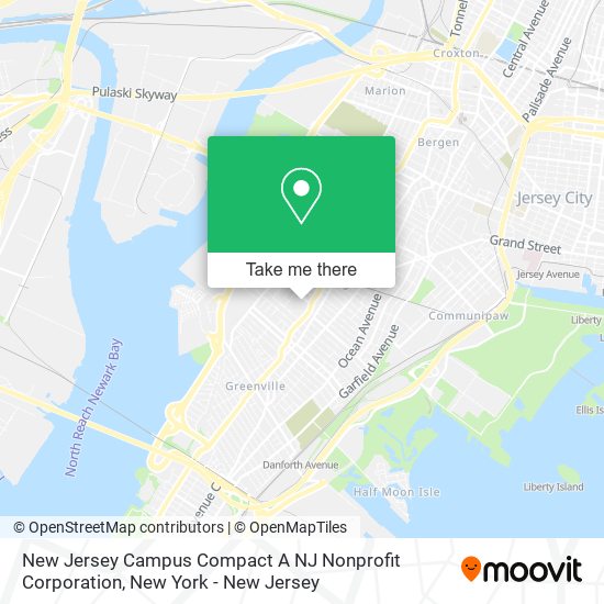 Mapa de New Jersey Campus Compact A NJ Nonprofit Corporation