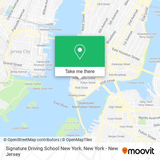 Signature Driving School New York map