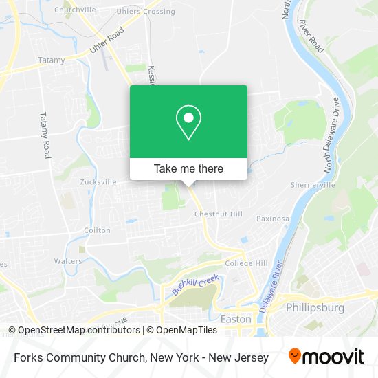 Forks Community Church map
