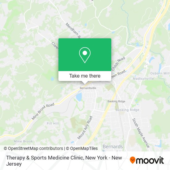 Mapa de Therapy & Sports Medicine Clinic