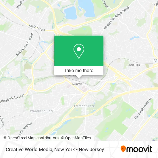 Creative World Media map