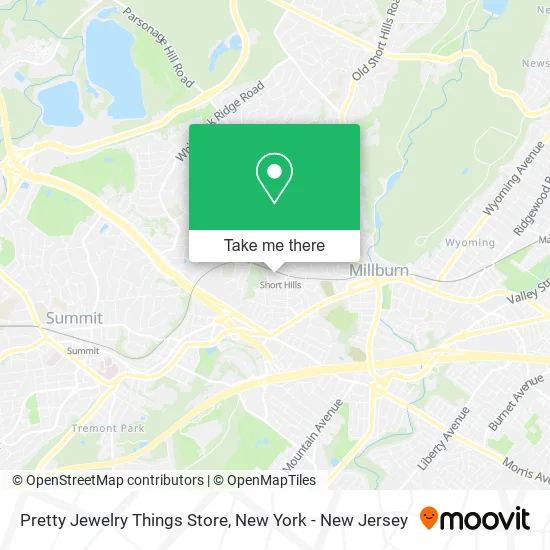 Pretty Jewelry Things Store map