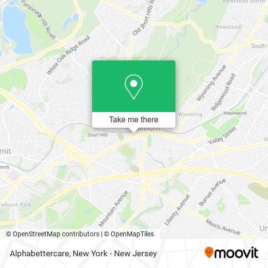 Alphabettercare map