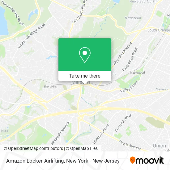 Amazon Locker-Airlifting map