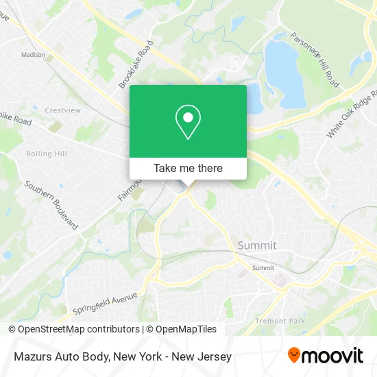 Mazurs Auto Body map