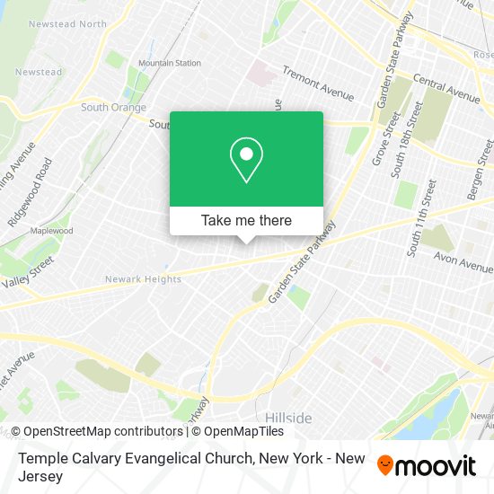 Mapa de Temple Calvary Evangelical Church