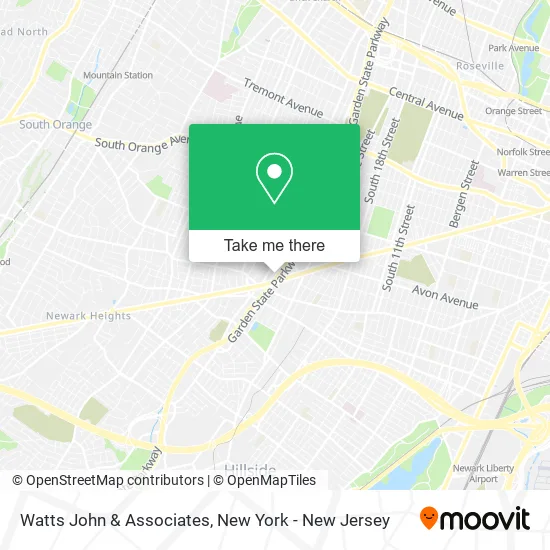 Watts John & Associates map