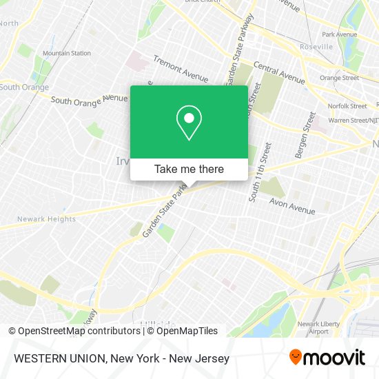 Mapa de WESTERN UNION