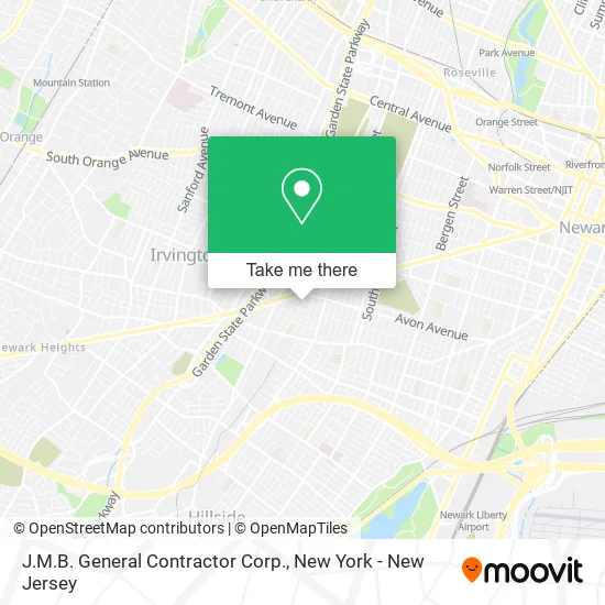 J.M.B. General Contractor Corp. map