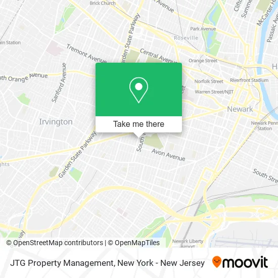 JTG Property Management map