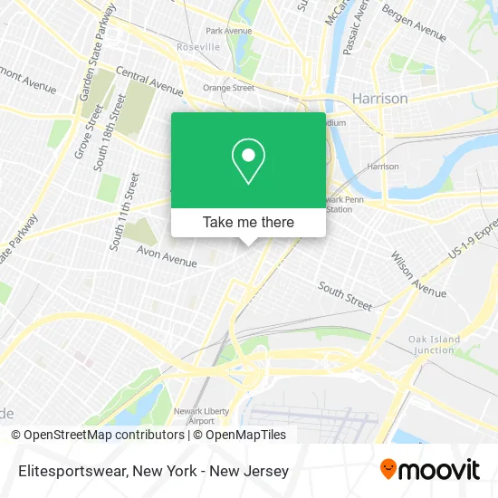 Elitesportswear map