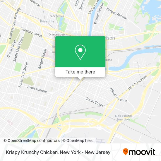 Krispy Krunchy Chicken map