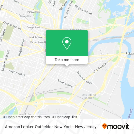 Amazon Locker-Outfielder map