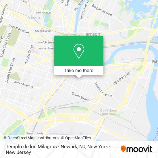 Templo de los Milagros - Newark, NJ map