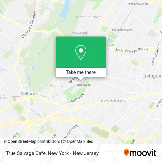 True Salvage Cafe map