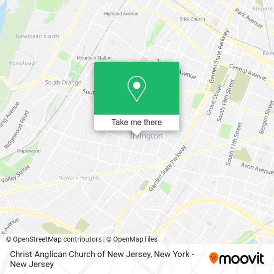 Mapa de Christ Anglican Church of New Jersey