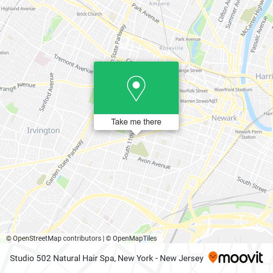 Studio 502 Natural Hair Spa map