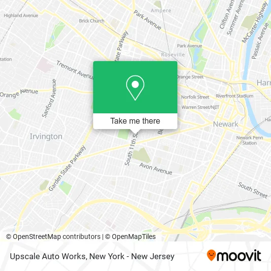 Upscale Auto Works map