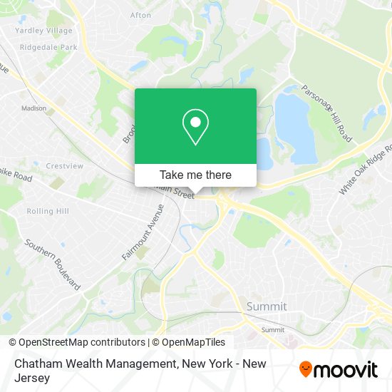 Chatham Wealth Management map