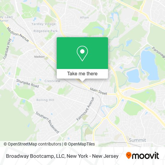 Mapa de Broadway Bootcamp, LLC