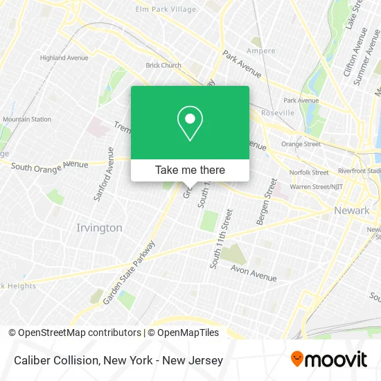 Caliber Collision map