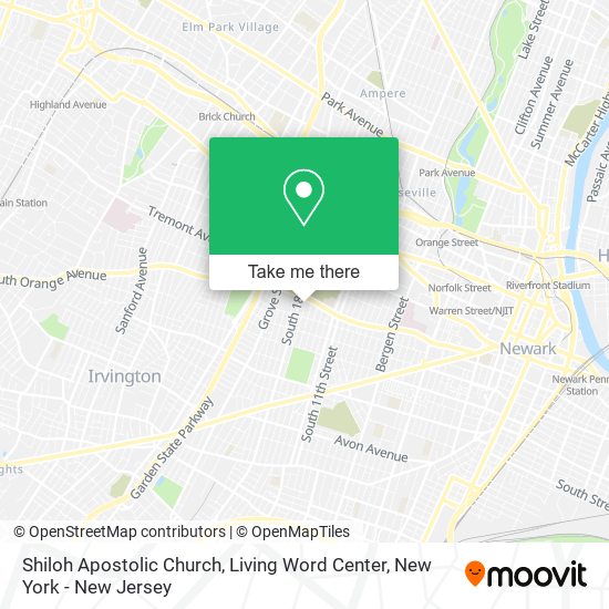 Shiloh Apostolic Church, Living Word Center map