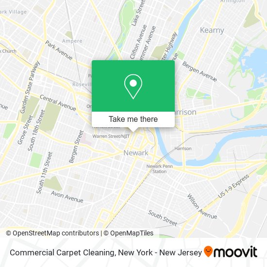 Commercial Carpet Cleaning map