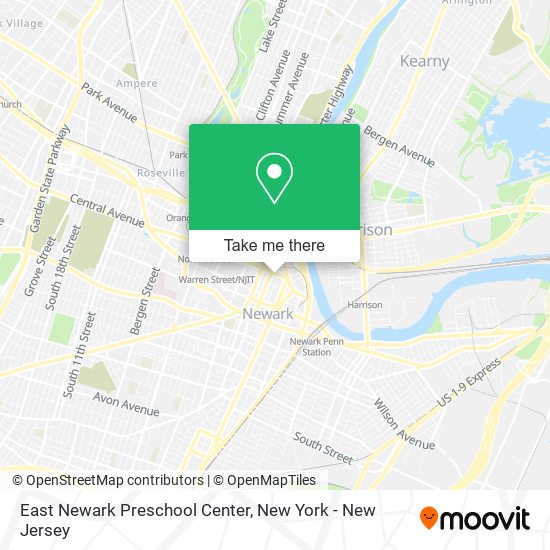 East Newark Preschool Center map