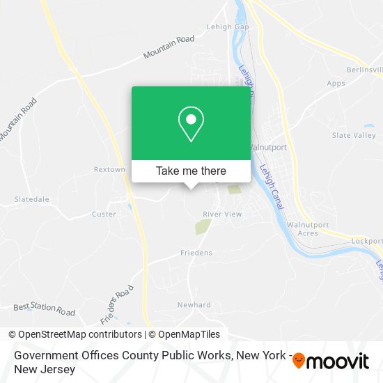 Government Offices County Public Works map