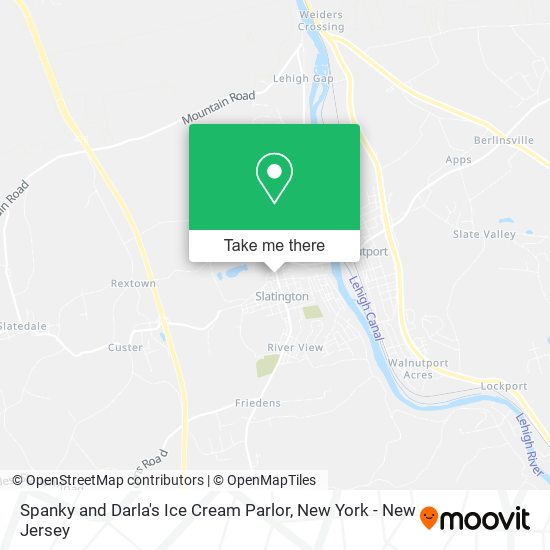 Mapa de Spanky and Darla's Ice Cream Parlor