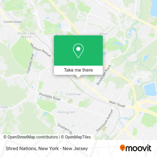 Shred Nations map