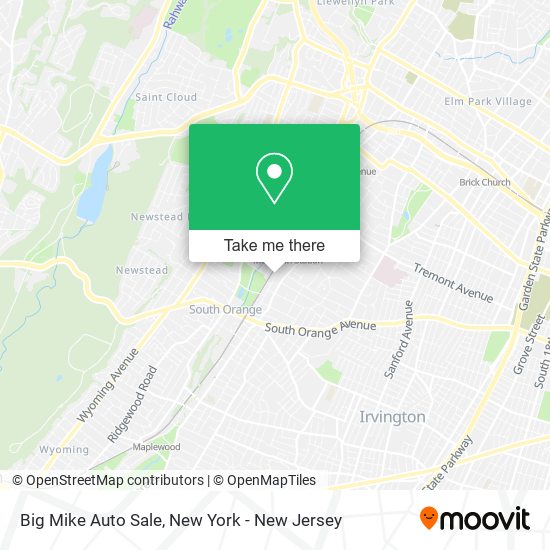 Big Mike Auto Sale map