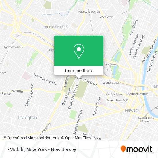 T-Mobile map