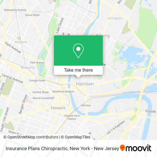 Mapa de Insurance Plans Chiropractic