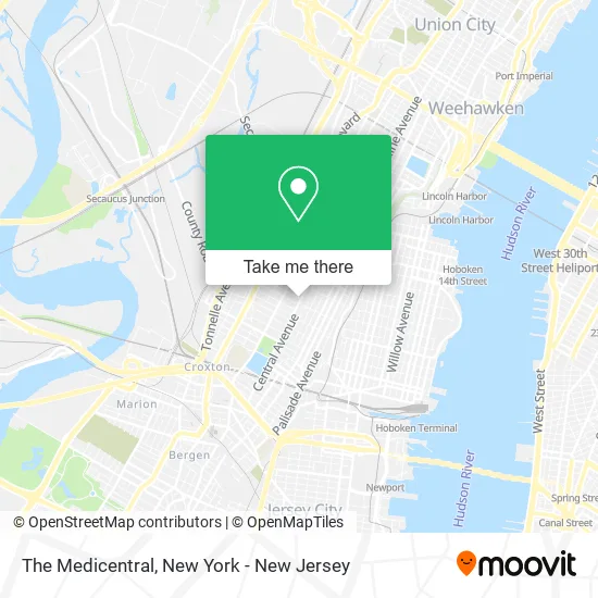 The Medicentral map