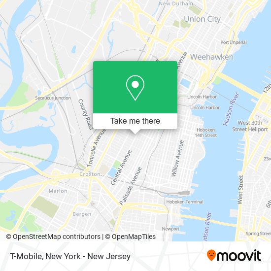 T-Mobile map