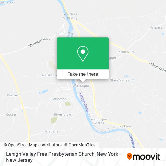 Lehigh Valley Free Presbyterian Church map