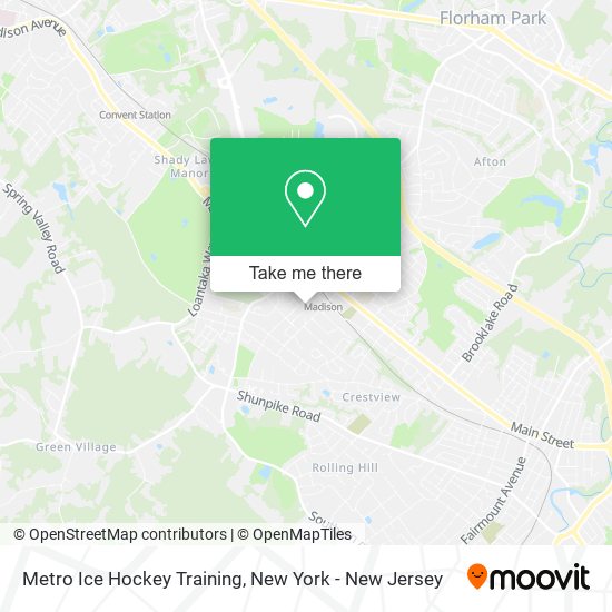 Metro Ice Hockey Training map