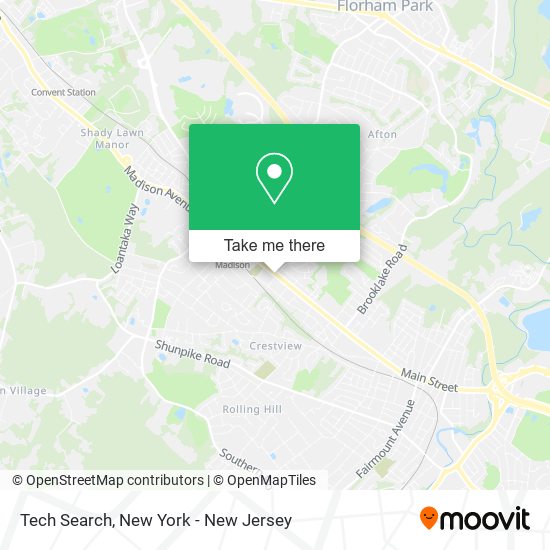 Tech Search map