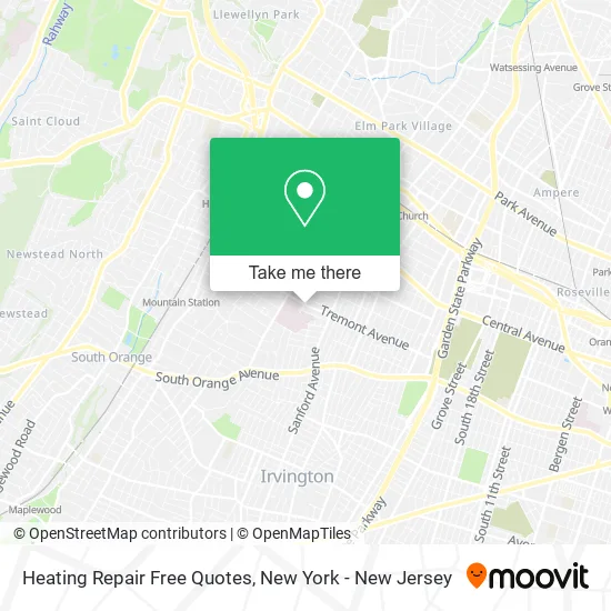 Heating Repair Free Quotes map