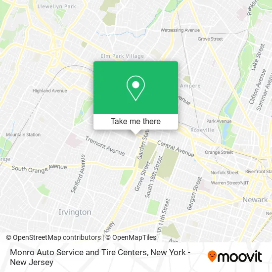 Monro Auto Service and Tire Centers map