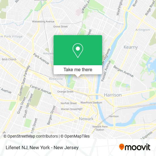 Lifenet NJ map