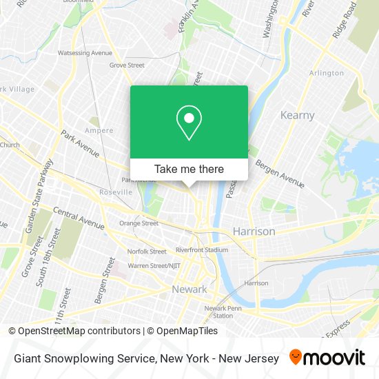 Mapa de Giant Snowplowing Service