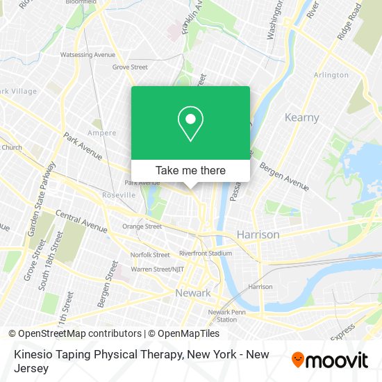 Kinesio Taping Physical Therapy map