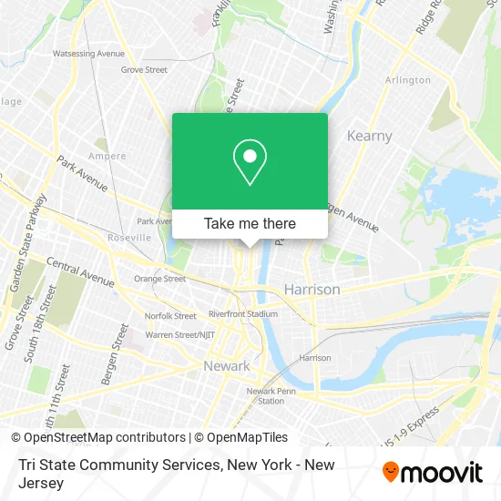 Tri State Community Services map