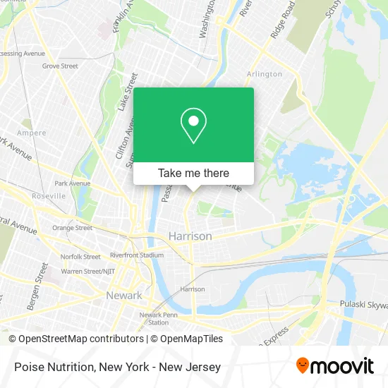 Poise Nutrition map