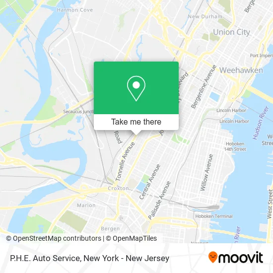 P.H.E. Auto Service map