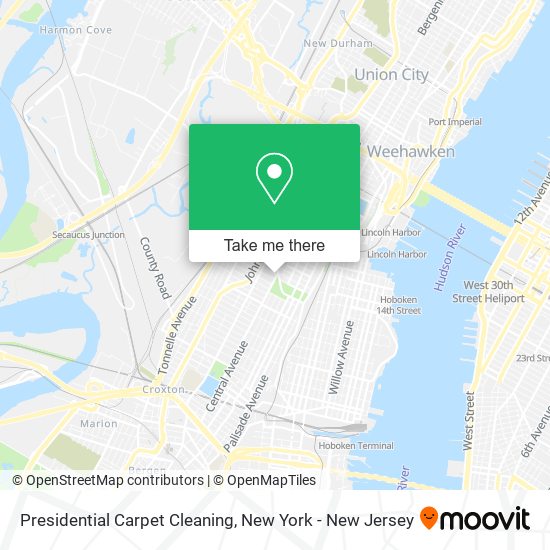 Mapa de Presidential Carpet Cleaning