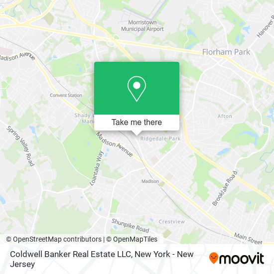 Mapa de Coldwell Banker Real Estate LLC
